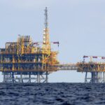 SPAIN OFFSHORE OIL PLATFORM